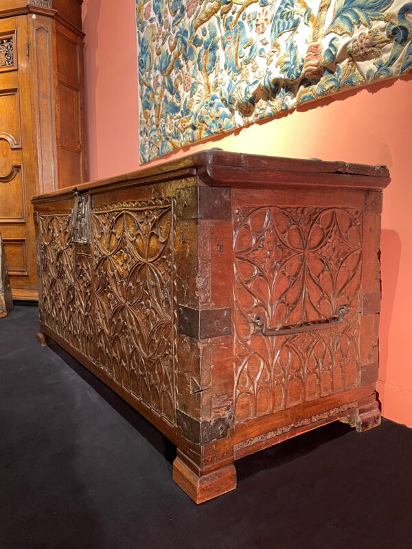 FRENCH FLAMBOYANT GOTHIC CHEST