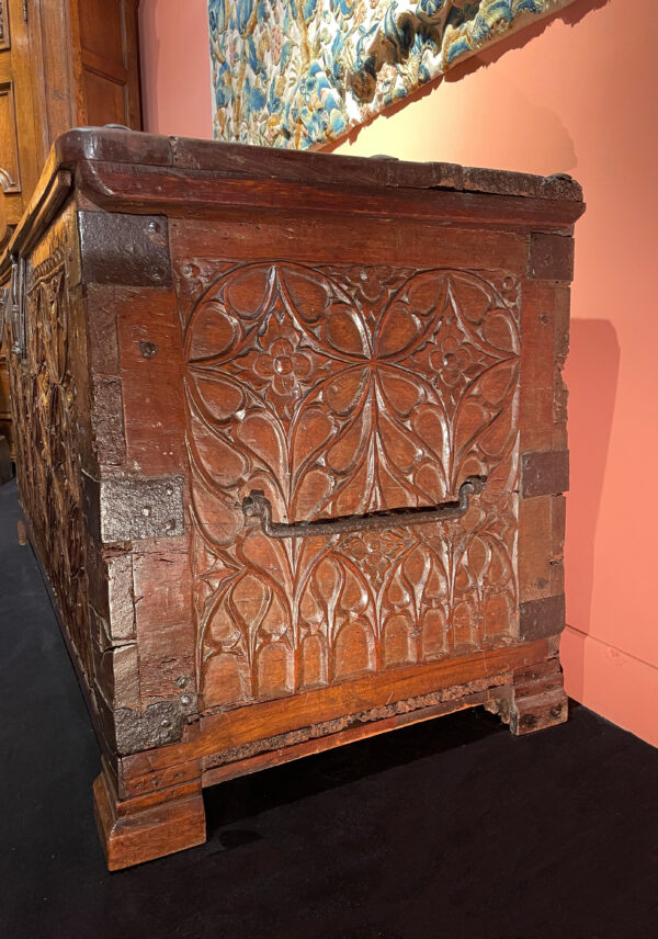 FRENCH FLAMBOYANT GOTHIC CHEST